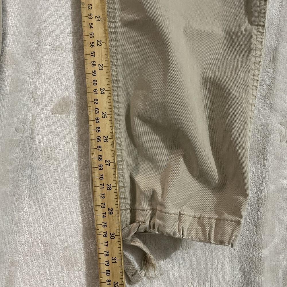American Eagle Outfitters Pants Mens 29x34 Tan Cargo Original Straight Military - Picture 6 of 8
